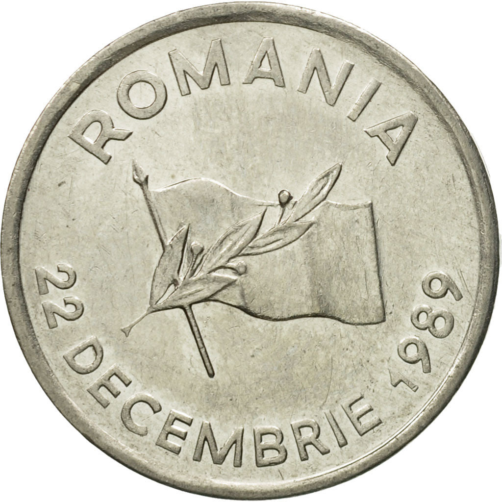 Coin, Romania, 10 Lei, 1992, AU(50-53), Nickel Clad Steel, KM:108