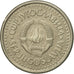 Monnaie, Yougoslavie, Dinar, 1990, TB+, Copper-Nickel-Zinc, KM:142