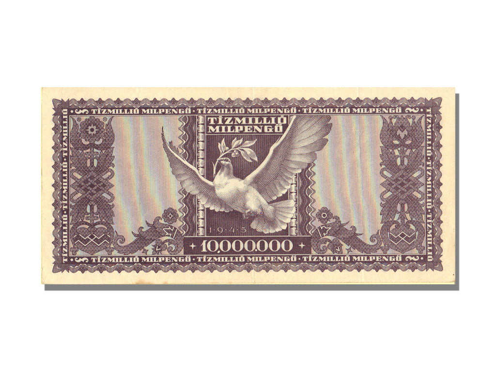 Hungary, 10 Million Milpengö, 1946, KM #129, 1946-05-24, UNC(63)