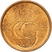 Coin, Sweden, Carl XVI Gustaf, 5 Öre, 1982, EF(40-45), Brass, KM:849a