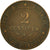 Moneta, Francja, Cérès, 2 Centimes, 1884, Paris, AU(55-58), Bronze, KM:827.1
