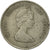 Moneda, Estados del Caribe Oriental , Elizabeth II, 25 Cents, 1987, BC+, Cobre -