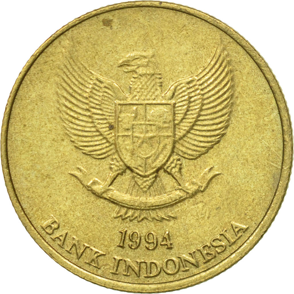 Coin, Indonesia, 50 Rupiah, 1994, EF(40-45), Aluminum-Bronze, KM:52