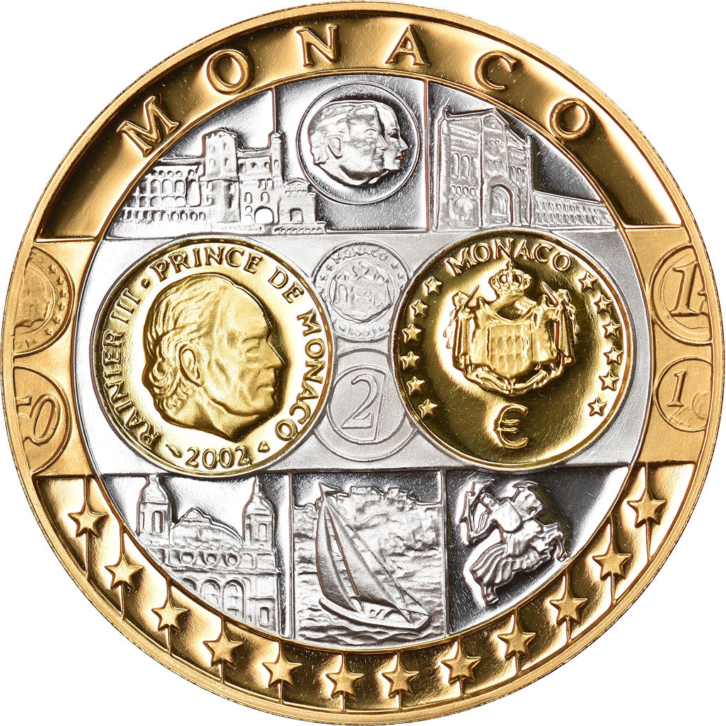 Monaco, Médaille, Europe, Rainier III, FDC, Argent