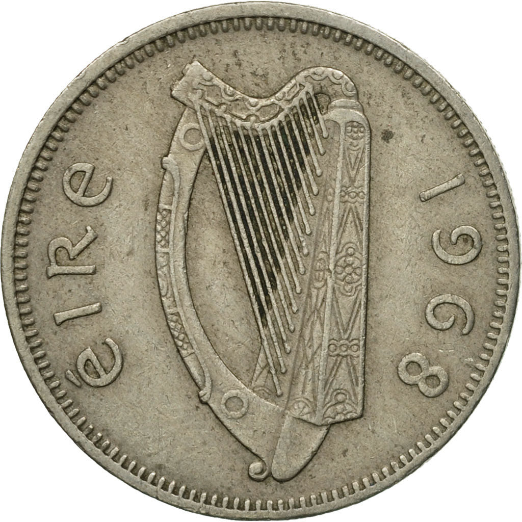 Münze, IRELAND REPUBLIC, Shilling, 1968, SS, Copper-nickel, KM:14A