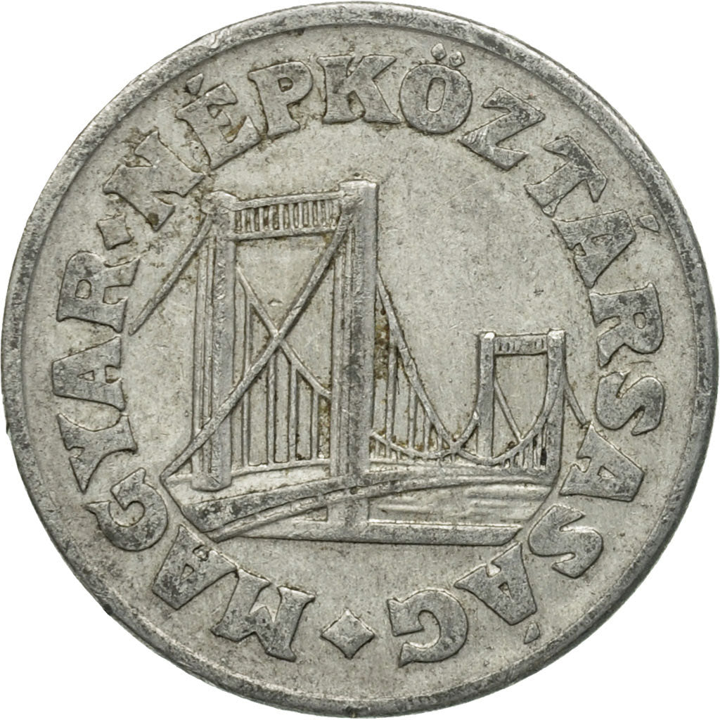 Münze, Ungarn, 50 Fillér, 1967, Budapest, S+, Aluminium, KM:574