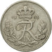 Moneta, Danimarca, Frederik IX, 10 Öre, 1953, Copenhagen, BB, Rame-nichel