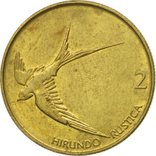 Coin, Slovenia, 2 Tolarja, 1997, VF(20-25), Nickel-brass, KM:5