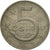 Moneda, Checoslovaquia, 5 Korun, 1968, BC+, Cobre - níquel, KM:60