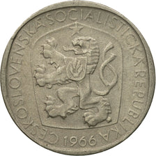Coin, Czechoslovakia, 3 Koruny, 1966, EF(40-45), Copper-nickel, KM:57