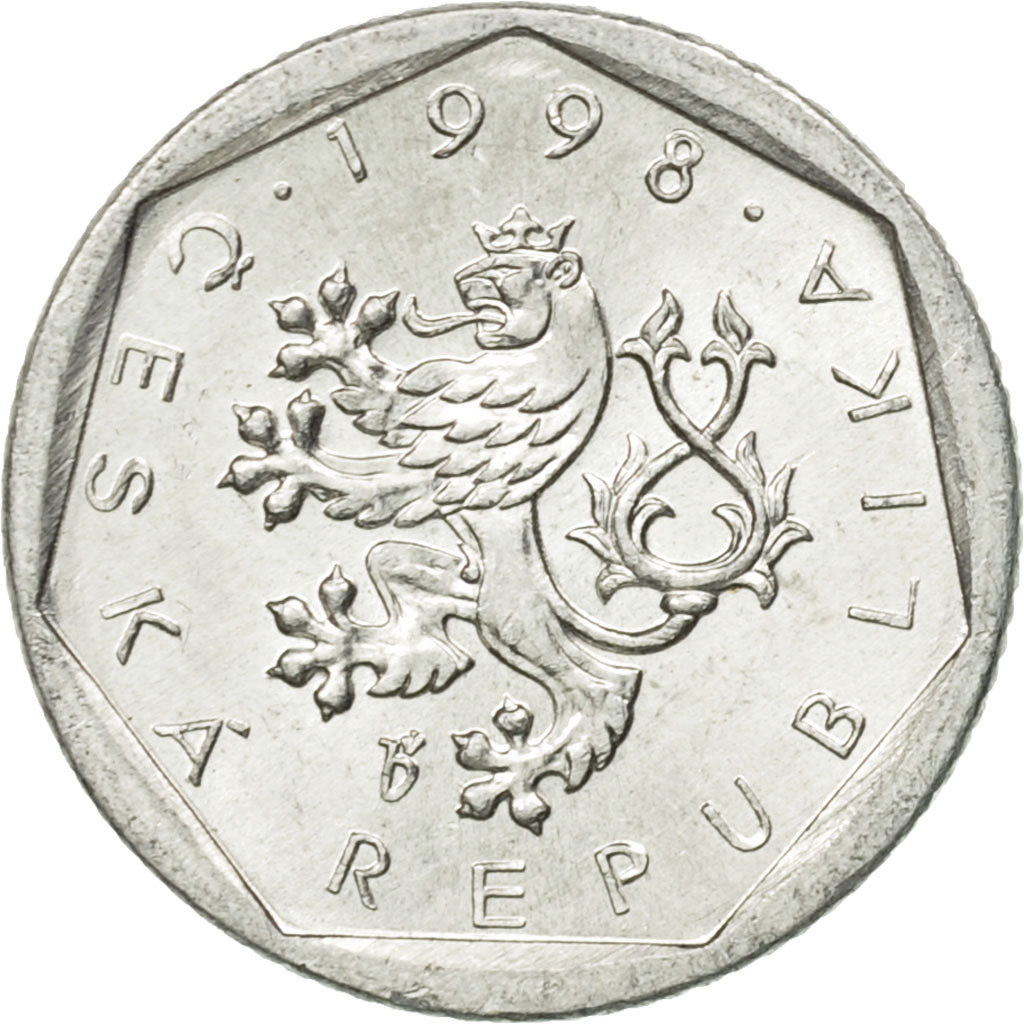 Monnaie, République Tchèque, 20 Haleru, 1998, Jablonec nad Nisou, SUP