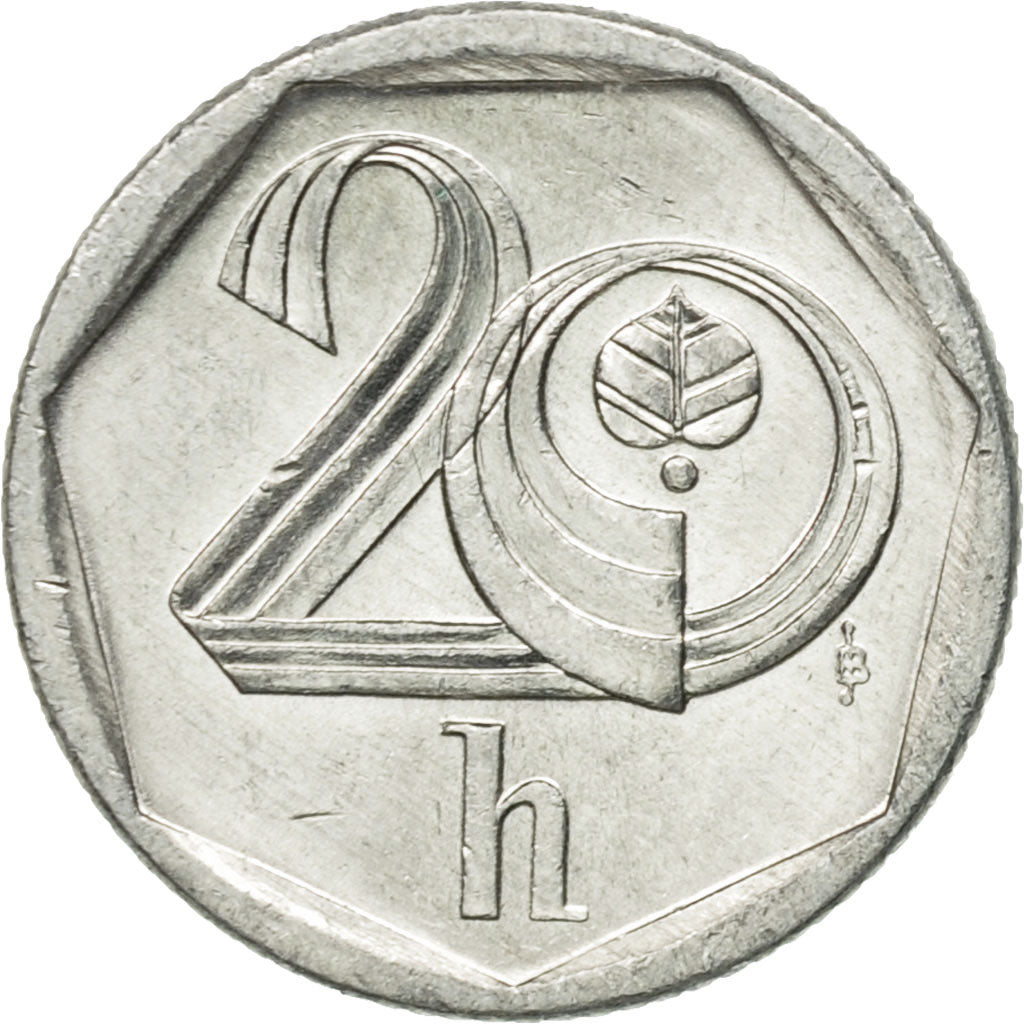 Monnaie, République Tchèque, 20 Haleru, 1998, Jablonec nad Nisou, SUP