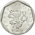 Coin, Czech Republic, 20 Haleru, 1997, AU(55-58), Aluminum, KM:2.1