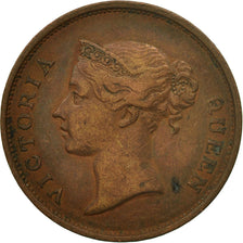 Coin, Straits Settlements, Victoria, Cent, 1845, EF(40-45), Copper, KM:3