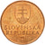 Moneda, Eslovaquia, 50 Halierov, 2007, MBC+, Cobre chapado en acero, KM:35