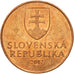 Moneta, Slovacchia, 50 Halierov, 2007, BB+, Acciaio placcato rame, KM:35