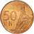 Moneta, Słowacja, 50 Halierov, 2007, AU(50-53), Miedź platerowana stalą