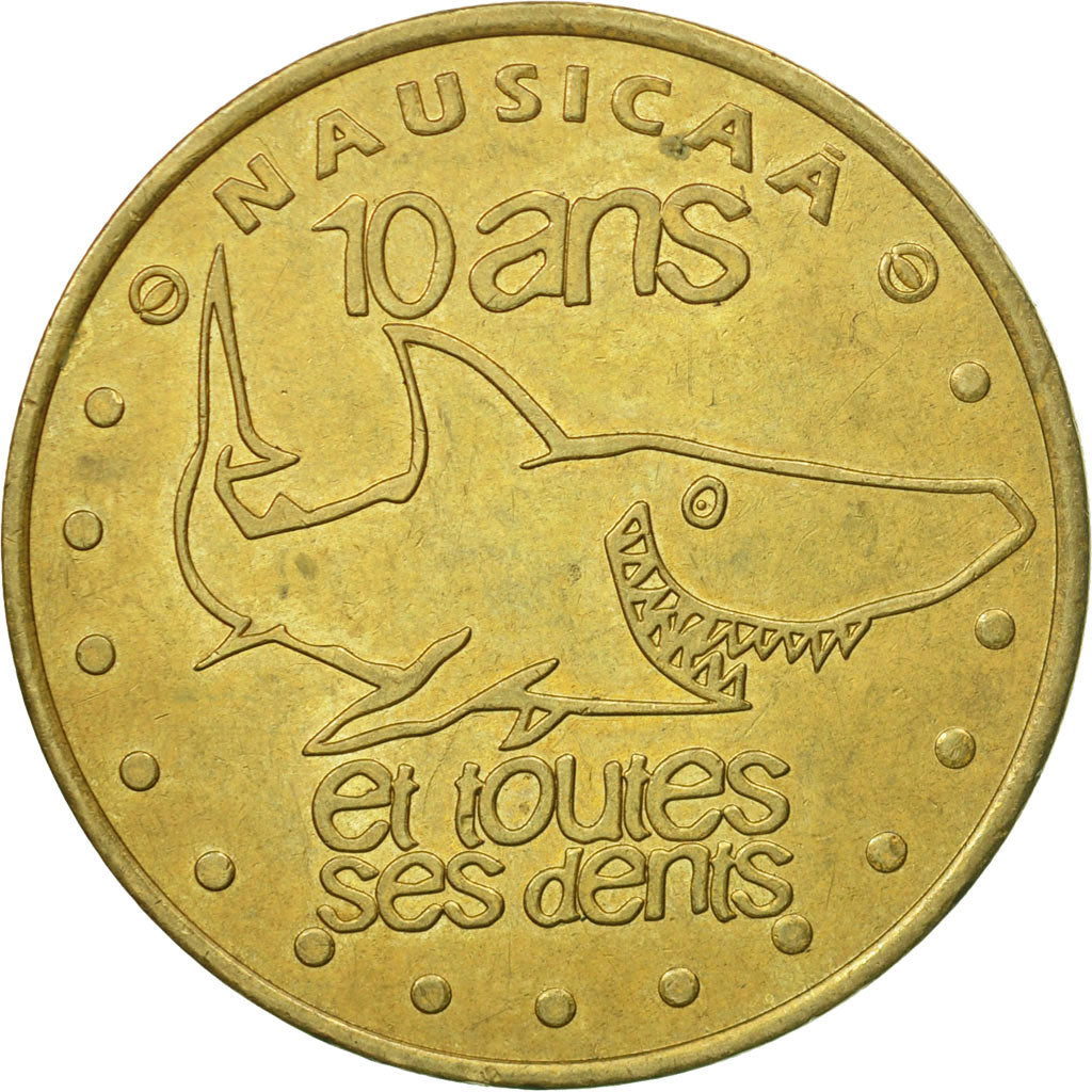 Francia, Token, Touristic token, Boulogne-sur Mer  - Nausicaa n° 4 - 10 ans et