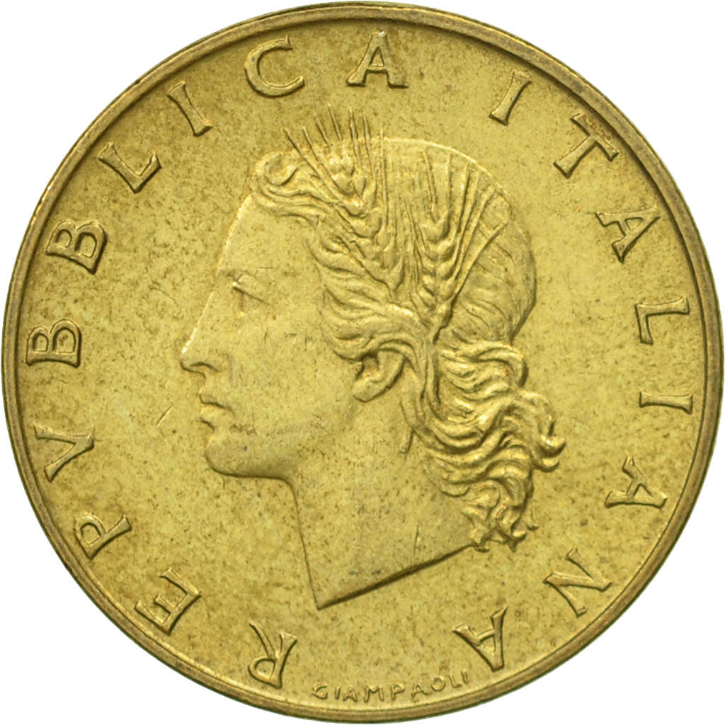 Coin, Italy, 20 Lire, 1972, Rome, AU(50-53), Aluminum-Bronze, KM:97.2