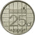 Coin, Netherlands, Beatrix, 25 Cents, 2000, EF(40-45), Nickel, KM:204