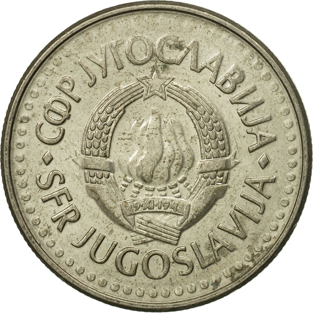 Monnaie, Yougoslavie, 5 Dinara, 1991, TTB, Copper-Nickel-Zinc, KM:144