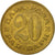 Moneta, Jugosławia, 20 Para, 1976, EF(40-45), Mosiądz, KM:45