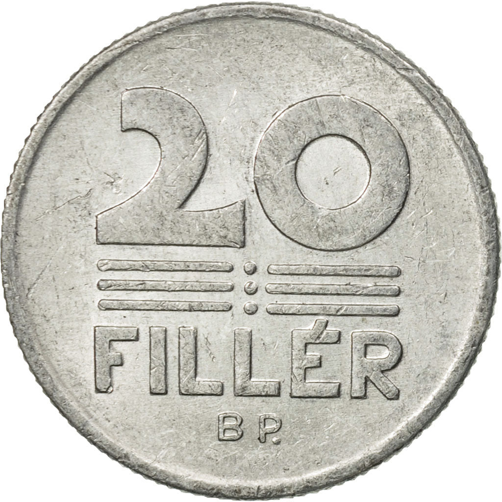 Münze, Ungarn, 20 Fillér, 1989, Budapest, SS+, Aluminium, KM:573