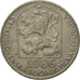 Coin, Czechoslovakia, 50 Haleru, 1986, Budapest, EF(40-45), Copper-nickel, KM:89