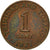 Moneda, TRINIDAD & TOBAGO, Cent, 1971, Franklin Mint, MBC, Bronce, KM:1