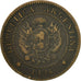 Moneta, Argentina, Centavo, 1884, BB, Bronzo, KM:32
