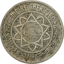 Coin, Morocco, Mohammed V, 20 Francs, 1366, Paris, EF(40-45), Copper-nickel