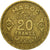 Monnaie, Maroc, Mohammed V, 20 Francs, 1371, Paris, TB+, Aluminum-Bronze, KM:50