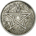 Munten, Marokko, Mohammed V, 2 Francs, 1370, Paris, FR+, Aluminium, KM:47