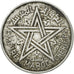 Coin, Morocco, Mohammed V, 2 Francs, 1370, Paris, VF(30-35), Aluminum, KM:47