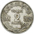 Monnaie, Maroc, Mohammed V, 2 Francs, 1370, Paris, TB+, Aluminium, KM:47