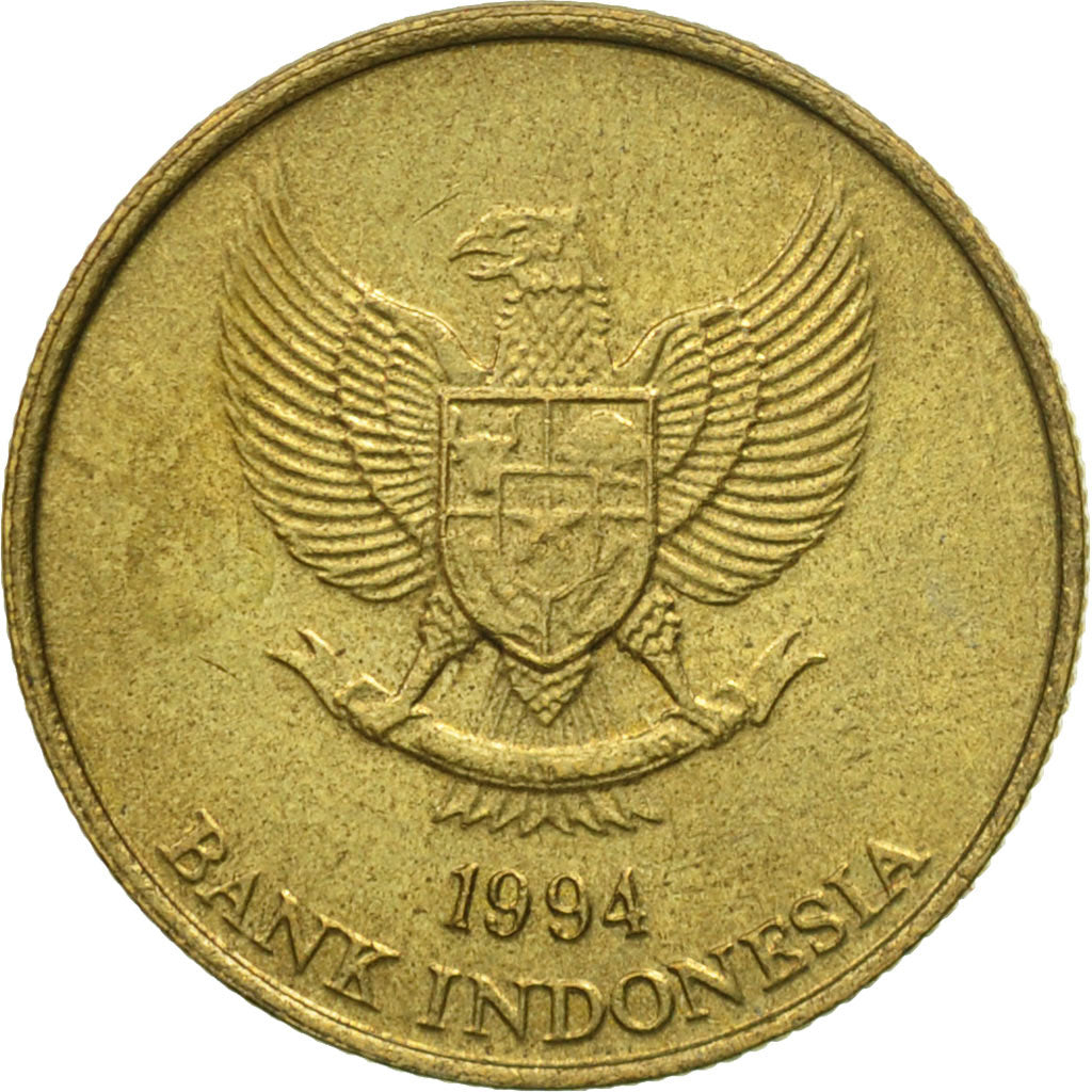 Coin, Indonesia, 50 Rupiah, 1994, EF(40-45), Aluminum-Bronze, KM:52