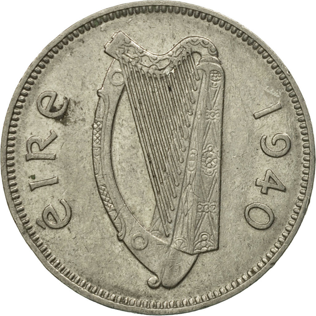 Coin, IRELAND REPUBLIC, 6 Pence, 1940, EF(40-45), Nickel, KM:13