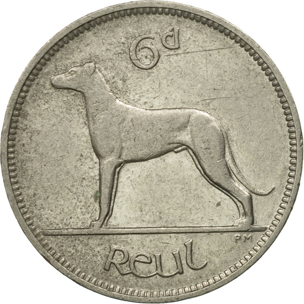 Coin, IRELAND REPUBLIC, 6 Pence, 1940, EF(40-45), Nickel, KM:13