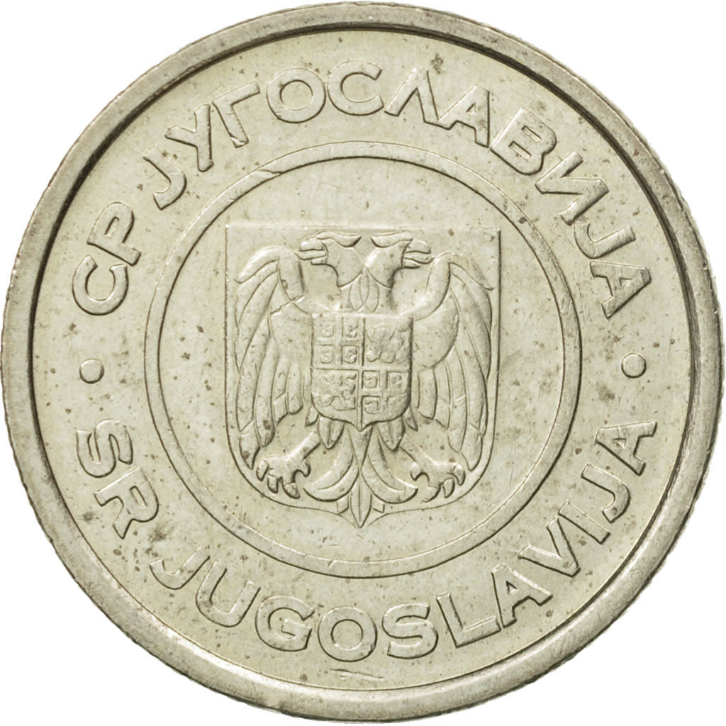 Moneta, Iugoslavia, 2 Dinara, 2002, Belgrade, SPL-, Rame-nichel-zinco, KM:181