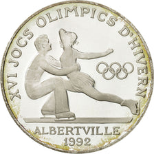 Coin, Andorra, 20 Diners, 1988, MS(60-62), Silver, KM:47