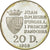 Coin, Andorra, 20 Diners, 1988, MS(63), Silver, KM:48