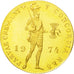 Coin, Netherlands, Beatrix, Ducat, 1974, St. Petersburg, MS(63), Gold, KM:190.1