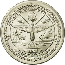 Coin, Marshall Islands, 5 Dollars, 1989, Roger Williams , MS(63), Copper-nickel
