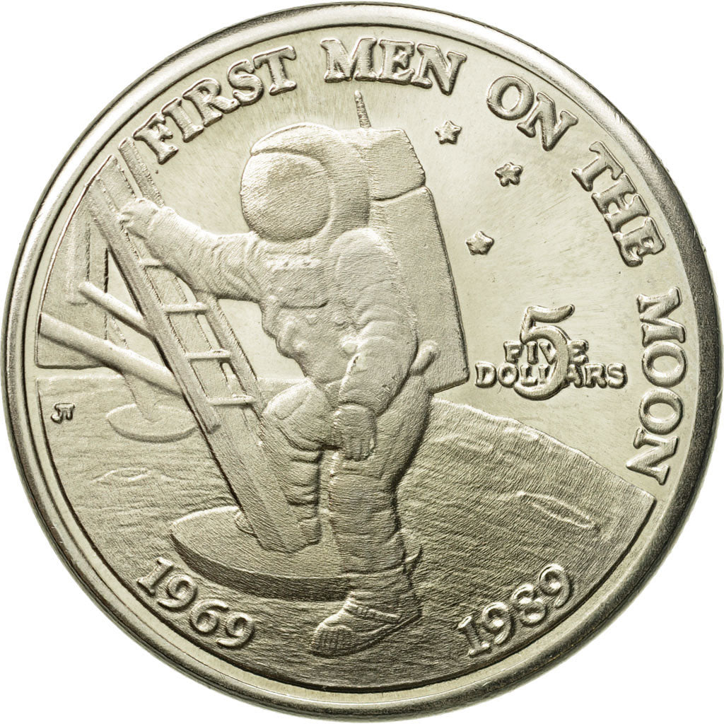 Coin, Marshall Islands, 5 Dollars, 1989, Roger Williams , MS(63), Copper-nickel