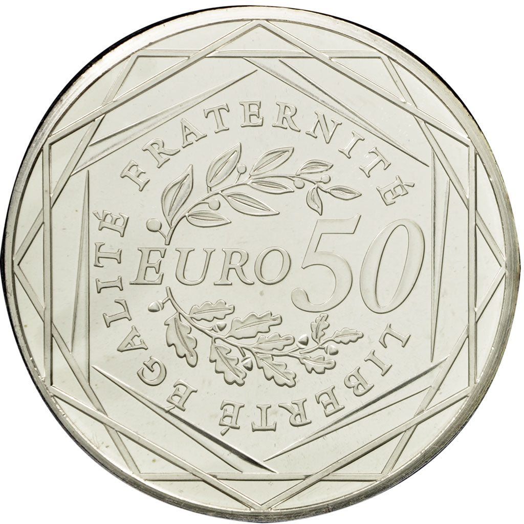 Francia, 50 Euro, 2010, FDC, Argento, Gadoury:9, KM:1644