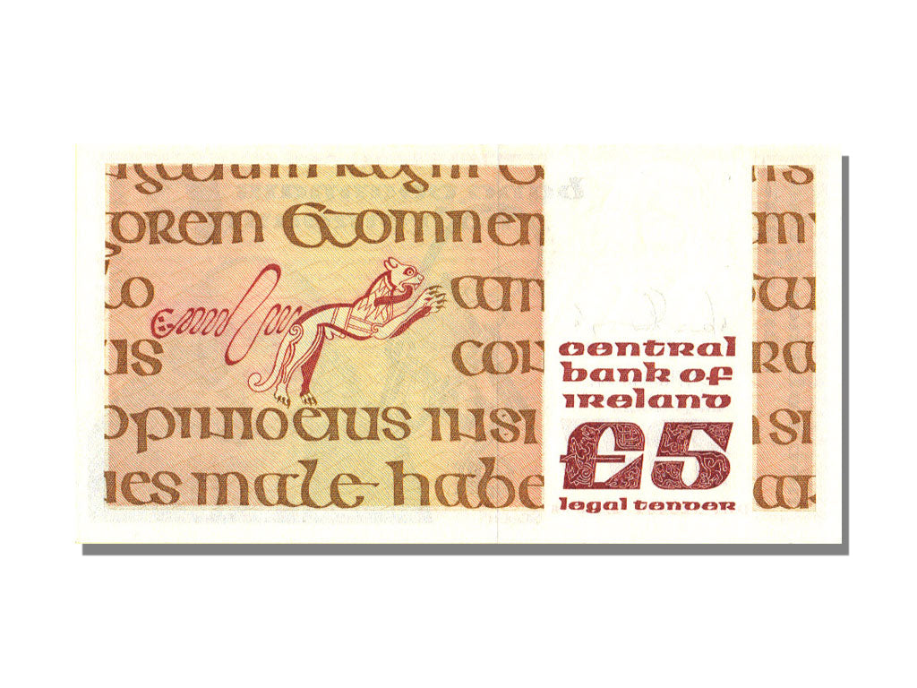 Ireland - Republic, 5 Pounds, 1988, KM #71e, 1988-08-12, UNC(63), DAF
