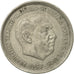 Monnaie, Espagne, Caudillo and regent, 50 Pesetas, 1958, TB+, Copper-nickel