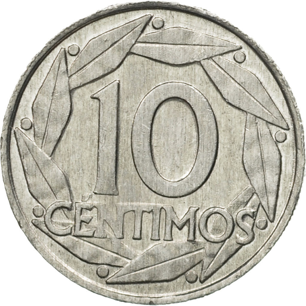 Moneda, España, Francisco Franco, caudillo, 10 Centimos, 1959, MBC+, Aluminio