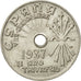 Coin, Spain, 25 Centimos, 1937, Vienna, AU(55-58), Copper-nickel, KM:753