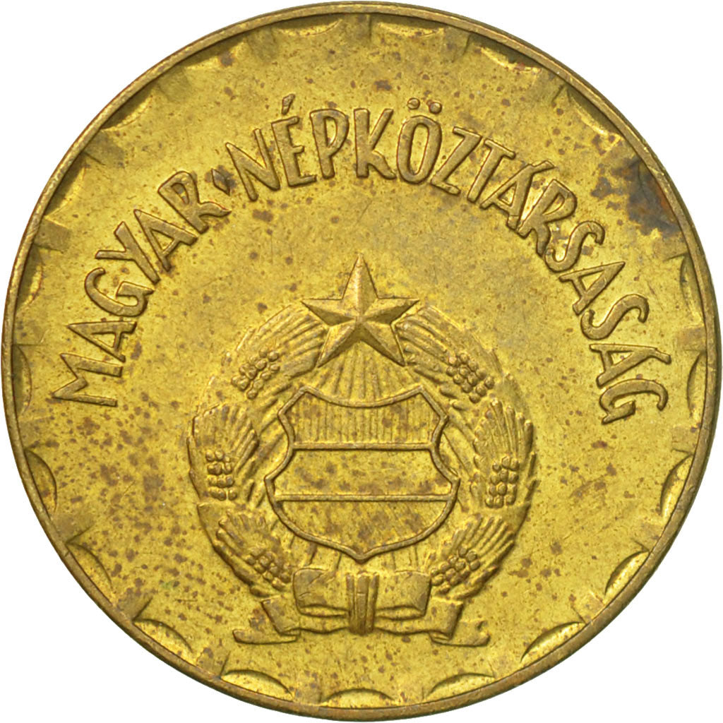 Moneda, Hungría, 2 Forint, 1985, Budapest, BC+, Latón, KM:591